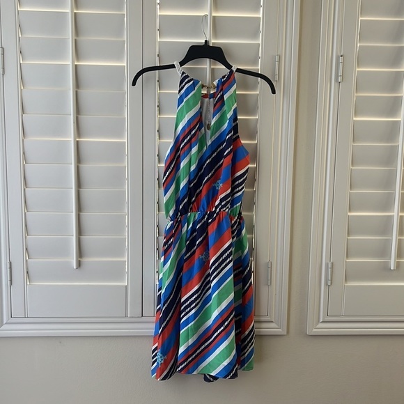 NWT Lilly Pulitzer Kennett Overboard
Stripe Braided Chain Halter Dress Size M - Picture 6 of 12